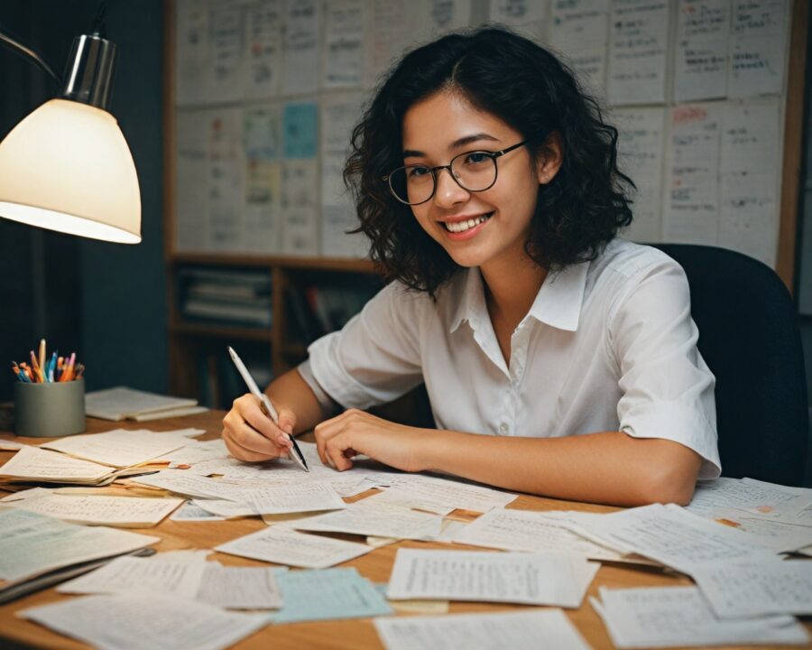 como estudar de forma eficaz com resumos e flashcards