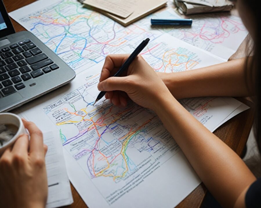 Como usar mapas mentais para melhorar seus estudos